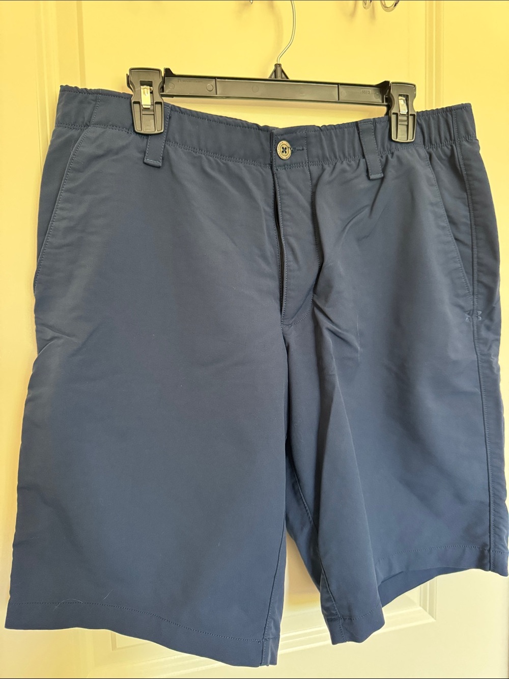Under Armour Navy Flat-Front Performance Shorts